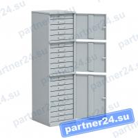 Купить шкаф для ключей трёхстворчатый, 1460х400х450 мм