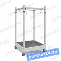 Купить держатель для биг-бэга с поддоном на колёсах стб-06, 2640х1290х1290 мм